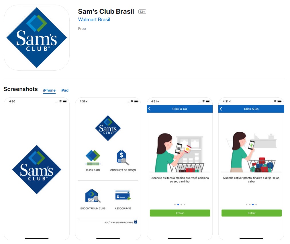 Sam's Club lança aplicativo para clientes com funcionalidade inédita no  varejo brasileiro – Aponte Comunicação